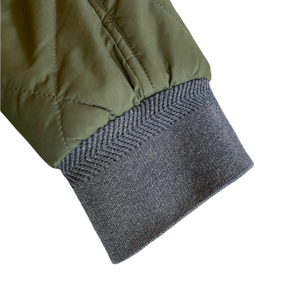 Banana Republic TALL Water Resistant Quilted Bomber Jacket - Size Medium Tall - Picture 11 of 14